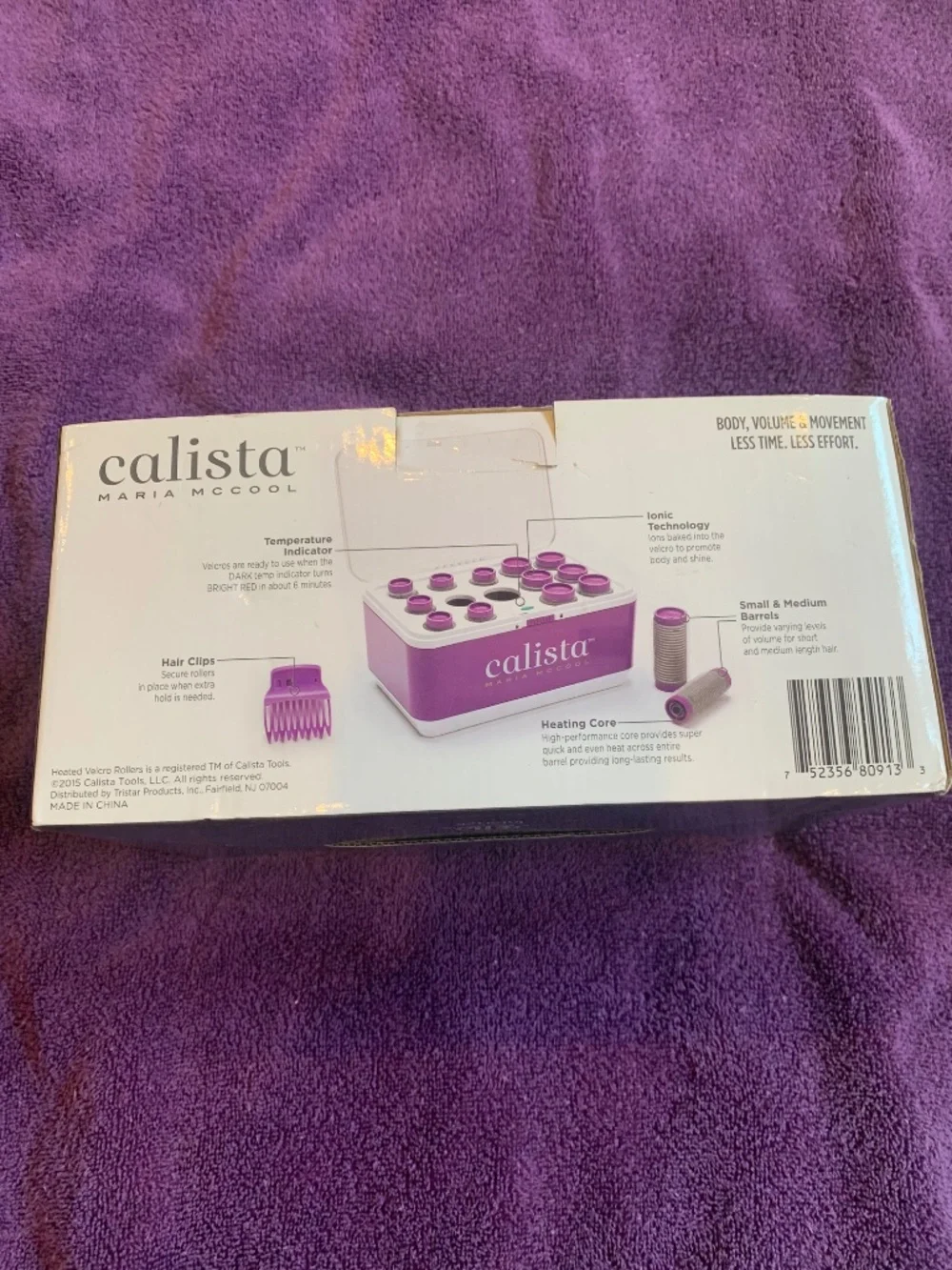 New Calista Maria Mc Cool  Heated Velcro Rollers
